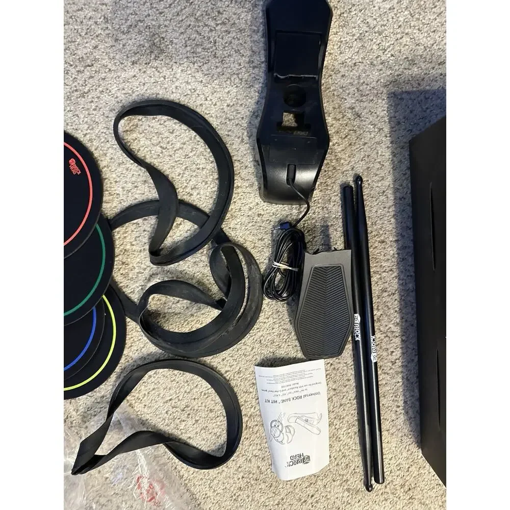 Rock Band Wired Drum Kit Accessory Blockhead Hit Kit Read Description